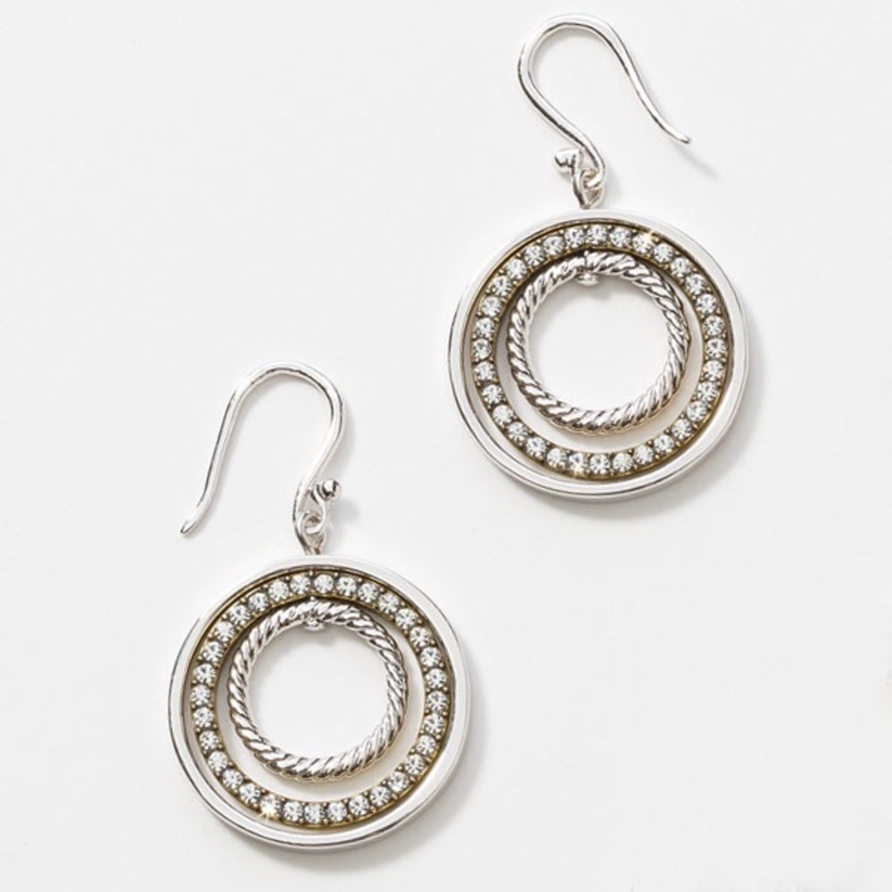 Round and round earrings